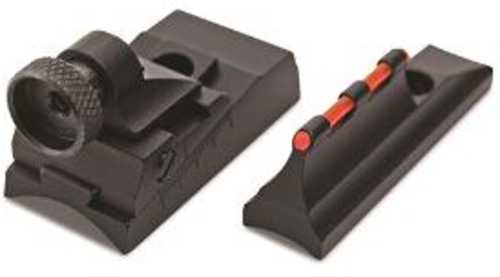 Click to see larger image. Tradtions Peep Sight With Fiber Optic Front Tapered Barrel